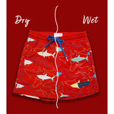 Holly And Beau Boys Color Changing Swim Shorts | Quick Dry Pool & Beach