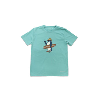 Holly And Beau Eco Friendly Kids Penguin T Shirt | Quick Dry Swim Top