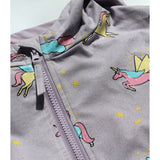 Holly And Beau Kids Color Changing Unicorn Raincoat | Waterproof Girls Coat