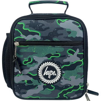 HYPE Green Glow Camo insulated lunch bag official image