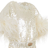 Junona Ivory Sequin Jumpsuit | Jumpsuit Girl