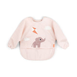 Done by Deer Waterproof Sleeved Pocket Bib - Playground Powder