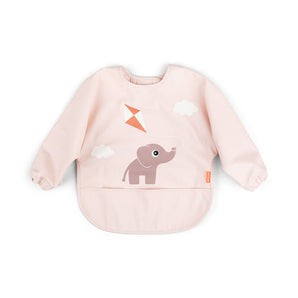 Done by Deer Waterproof Sleeved Pocket Bib - Playground Powder