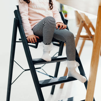 KAOS Klapp High Chair Recycled + Safety Rail + Food Tray