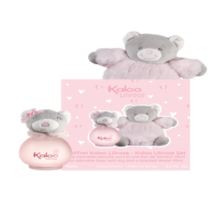 Kaloo Maxi Gift Set Lilirose Scented Water 95ml + Bear Plush Toy