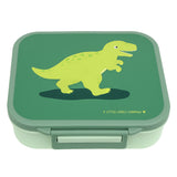 Square Lunch Box 3 Compartments - Dinosaur
