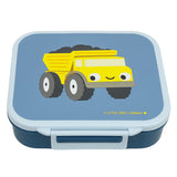Square Lunch Box 3 Compartments - Dumptruck