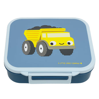 Square Lunch Box 3 Compartments - Dumptruck