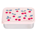 Stainless Steel Kids Lunch Box - Cherries