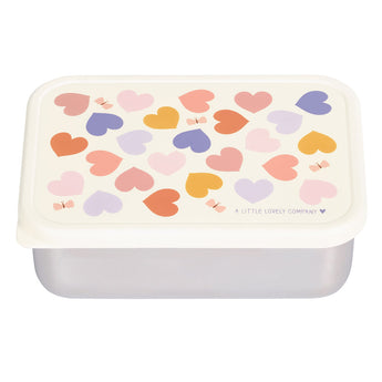 Stainless Steel Kids Lunch Box - Hearts