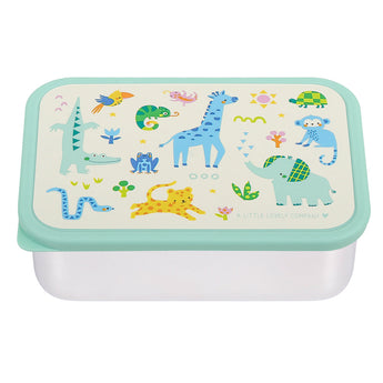 Stainless Steel Kids Lunch Box - Jungle