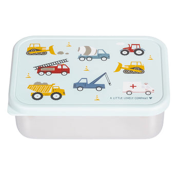 Stainless Steel Kids Lunch Box - Vehicles