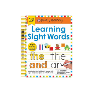 Learning Sight Words (Wipe Clean Learning)