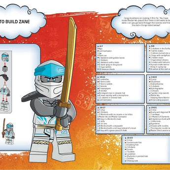 Lego® Ninjago: Where’s The Ninja? A Search And Find Adventure (With Zane Minifigure)