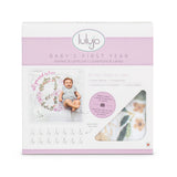 Lulujo Baby's First Year Milestone Blanket & Cards Set | Premium Muslin Gift - My Little Thieves