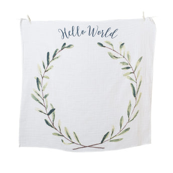 Lulujo Baby's First Year Milestone Blanket & Cards Set | Premium Muslin Gift - My Little Thieves
