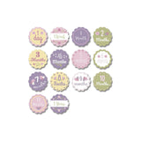 Lulujo Baby's First Year Milestone Blanket & Cards Set | Premium Muslin Gift - My Little Thieves