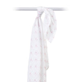 Lulujo Bamboo Muslin Swaddle Blankets 3 Pack | Baby Essentials Gift Set