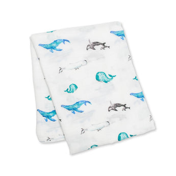 Lulujo Luxurious Bamboo Swaddle Blanket | 70% Bamboo 30% Cotton Extra Large - My Little Thieves