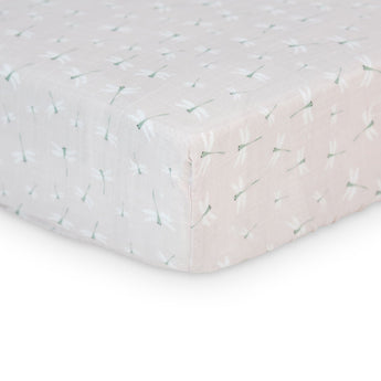 Lulujo Luxurious Muslin Crib Sheet | Soft 100% Cotton Baby Bedding - My Little Thieves