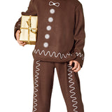 Mad Toys Kids Christmas Gingerbread Boy Costume | Sweet Holiday Dress Up