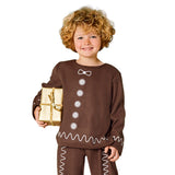 Mad Toys Kids Christmas Gingerbread Boy Costume | Sweet Holiday Dress Up