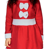 Mad Toys Kids Christmas Santa's Helper Girl Costume | Festive Dress Up