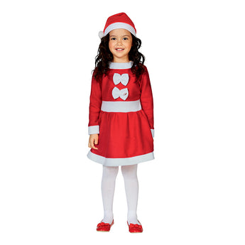 Mad Toys Kids Christmas Santa's Helper Girl Costume | Festive Dress Up