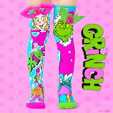 Madmia Socks Grinch And Cindy Lou