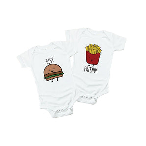 Matching Family Outfits Best Friends Baby Romper Set Pack Of 2 | Romper Baby