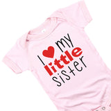 Matching Family Outfits I Love My Big Brother & Sister Baby Romper | Romper Baby - My Little Thieves