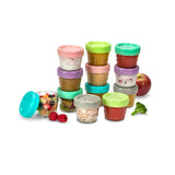 Melii Glass Food Storage Container 4oz 12 pcs