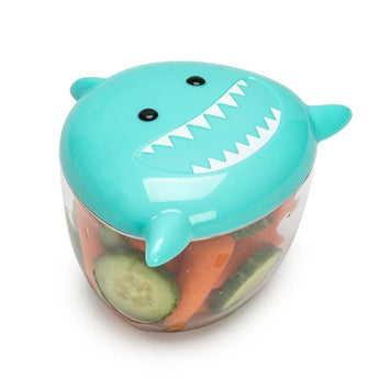 Melii Snack Container with PCTG base - 3 pack Bulldog, Shark, Cat 232ml