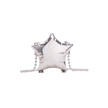 My Little Thieves Metallic Star Clutch Bag Silver | Kids