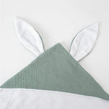 My Little Thieves Personalized Bunny Hooded Towel Organic & Adorable | Bath Towel