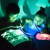 Glow Sketch Noughts and Crosses Pillowcase - 5060446711699