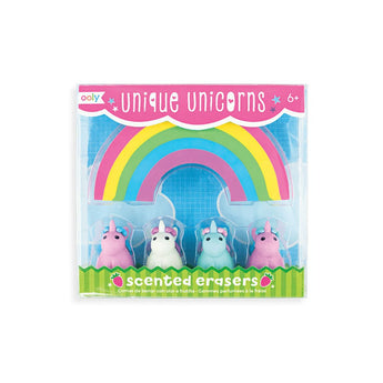 OOLY Fun Scented Erasers & Sharpener Set Creative Designs