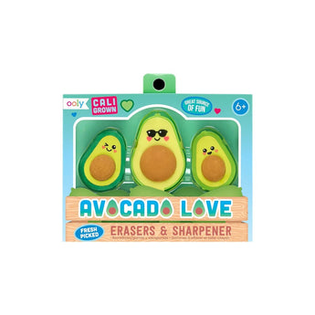OOLY Fun Scented Erasers & Sharpener Set Creative Designs