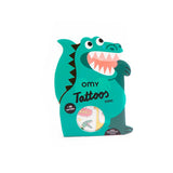 Omy Kids' Temporary Tattoos | Fun Dinosaur & Glow In The Dark Designs