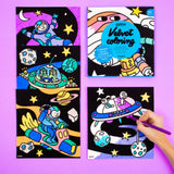 Omy Velvet Colouring Set | Kawaii Themed Creative Art For Kids
