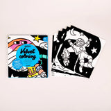 Omy Velvet Colouring Set | Kawaii Themed Creative Art For Kids