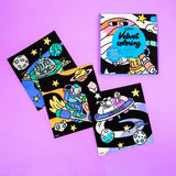 Omy Velvet Colouring Set | Kawaii Themed Creative Art For Kids