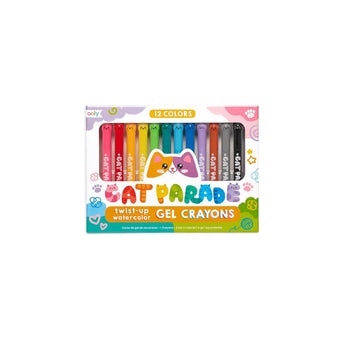 Ooly Cat Parade Watercolor Gel Crayons Set Of 12 | Arts&Crafts