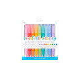 Ooly Confetti Stamp Double Ended Markers Set Of 9 | Arts&Crafts