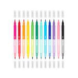 Ooly Dual Tone Double Ended Brush Marker Set Of 12/24 Colors | Arts&Crafts