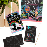 Ooly Mini Scratch & Scribble Art Kit, 7 Piece Activity Set