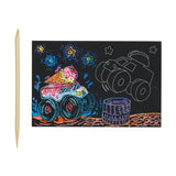 Ooly Mini Scratch & Scribble Art Kit, 7 Piece Activity Set