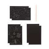 Ooly Mini Scratch & Scribble Art Kit, 7 Piece Activity Set