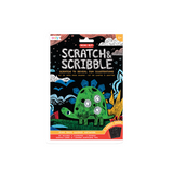 Ooly Mini Scratch & Scribble Art Kit, 7 Piece Activity Set