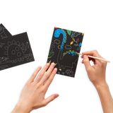 Ooly Mini Scratch & Scribble Art Kit, 7 Piece Activity Set